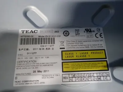Used TEAC DV516GC002 Computer Accessories Ohio US | HGR 24 #879712
