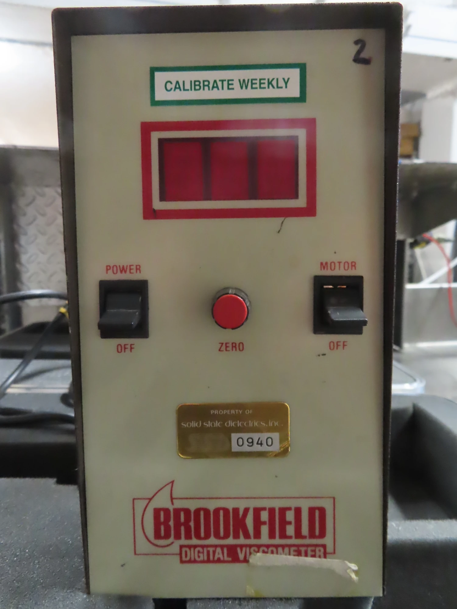 Brookfield Viscometer