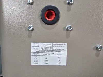 NEW 2021 20 KW Enclosed Kohler 20RCAL Natural Gas Propane Generator 240V 1Phase