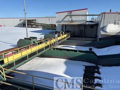 Used COMPLETE SAWMILL OPTIMIL, COMACT, COE NEWNES, USNR, MILLTECH Sawmill Circles CA | CAROLINA MACHINERY SALES #1328272