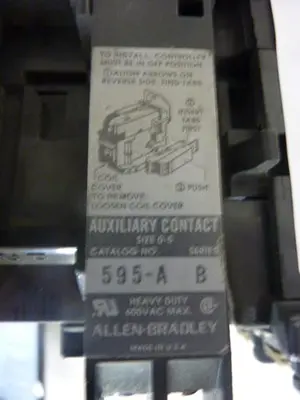 USED ALLEN BRADLEY 509-BOD SER B W41