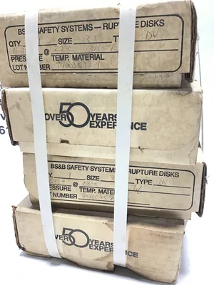 BS&B Safety Systems 94003593-1 Rupture Disks 3″ Type DV (Lot of 4)