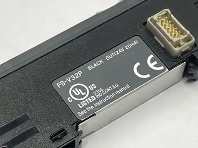 FS-V32P | Keyence  Digital Fiber Optic Sensor Fiber Amplifier Expansion Unit - Used