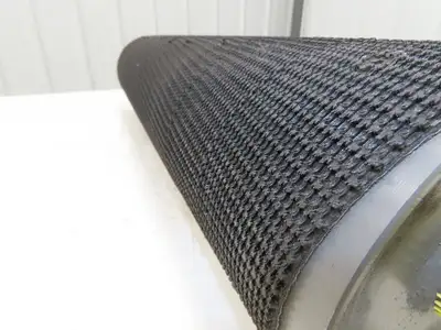 Intelligrated 28" Conveyor Grip Top Drive Pulley 6" Dia 26.75"W 1-7/16" Shaft