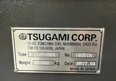 2017 TSUGAMI SS-207-5-AX CNC Swiss Lathe | Graff-Pinkert (2)