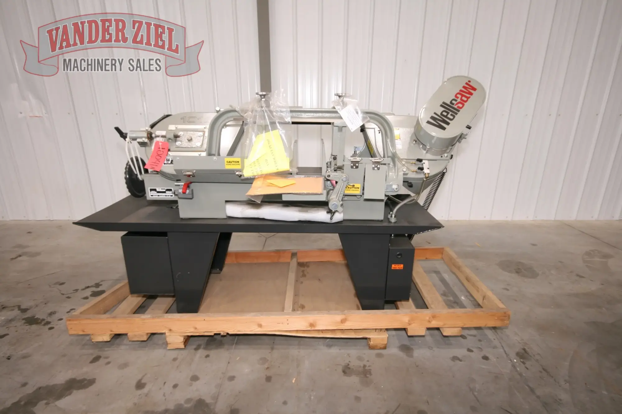 New | in-Stock WELLSAW 1016 Horizontal Band Saws Michigan US | Vander Ziel Machinery Sales #480074