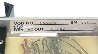 USED CLIMATRONICS 100087 TEMPERATURE TRANSLATOR BOARD 400170