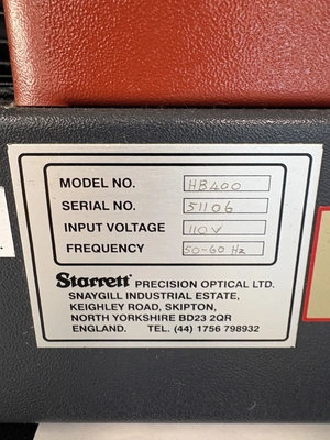 STARRETT HB-400 Comparators | Elevation Machine (7)
