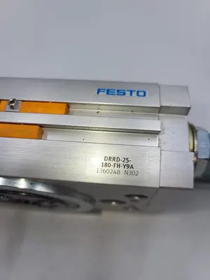 Used FESTO FESTO DRRD-25-180-FH-Y9A SEMI-ROTARY DRIVE Parts (Hydraulics and Pneumatics) | ND Industrial Surplus #1211483