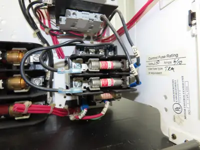 Siemens J-185 Combination Bucket Breaker MCC Starter Fused 600VAC 10HP 3Ph