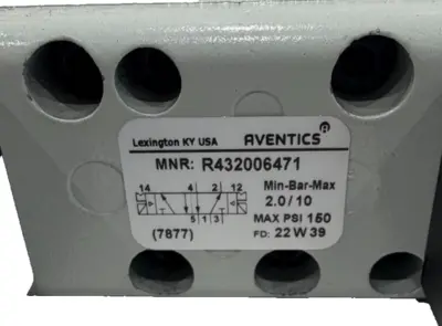 NEW AVENTICS R432006471 CERAM VALVE SIZE 1