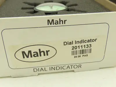 Mahr Federal 2011133 B7I MarCator Dial Drop Indicator 0-25-0  .125"Span .0005"