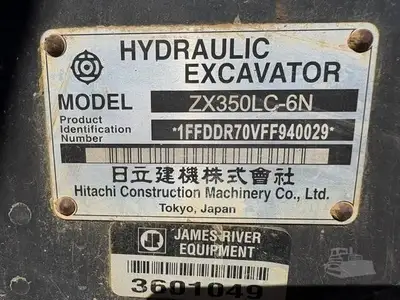 Used 2015 HITACHI ZX350 LC-6N Crawler Excavators North Carolina US | Southeastern Equipment Corp #1467722