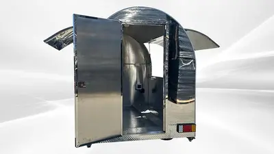77 in Billy Food Vending Trailer Mobile Concession Both windows FT27