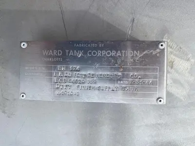 Used 1984 WARD TANK CORPORATION _UNKNOWN_ Vertical Mixers North Carolina US | DH Griffin Used Equipment #1383700