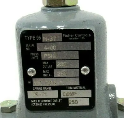 NEW FISHER 95H-37 REGULATOR 95H37