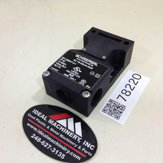 Used SCHMERSAL AZ 16-03ZVK-M20 Relays & Switches Michigan US | Ideal Machinery #601208