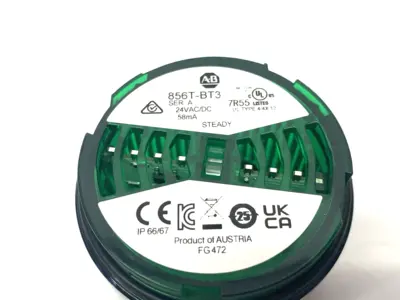 New | in-Stock Allen-Bradley Ser. A Steady LED Stack Light Module, 70mm Green, 24V Light Source Equipment Michigan US | Maverick Industrial Sales #1393343