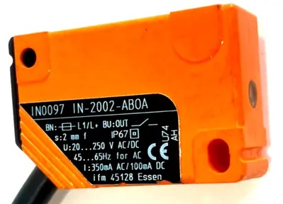 NEW IFM EFECTOR IN-2002-ABOA-IN0097 INDUCTIVE SENSOR IN2002ABOAIN0097