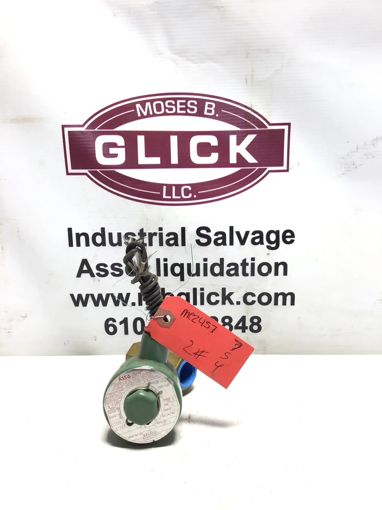 ASCO Red Hat 8222A50 Solenoid Valve 3/4 NPT 10.5 Watts