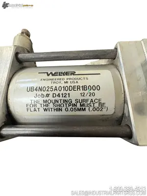 Used WELKER UB4N025A010DER1B000 Parts (Hydraulics and Pneumatics) Kentucky US | Industrial Parts R Us Inc. #1553096