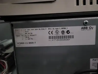 USED ABB ACS800-U1-0020-7