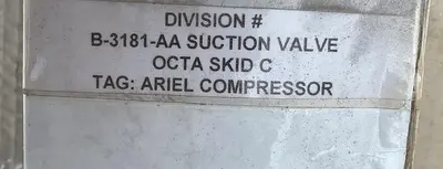 Ariel Suction Valve PN B-3181-AA