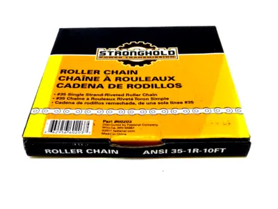NEW STRONGHOLD ANSI 35-1R-10FT ROLLER CHAIN ANSI351R10FT