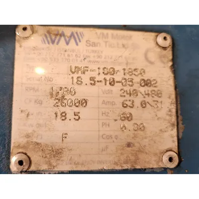 Used VM MOTOR VMF-130-1850 Motors (misc) West Virginia US | JM Industrial #1517837