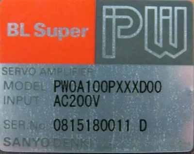NEW SANYO DENKI PW0A100PXXXD00 SERVO AMPLIFIER