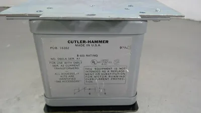 CUTLER HAMMER D60LT1 Current Sensitive Relay 1D