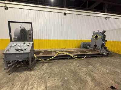 12" GOTCO MODEL #FT-80-2145 PIPE BUCKING MAKE-UP & BREAKOUT DOWNHOLE PIPE TORQUE MACHINE: YOBRO #24411