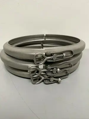 Stainless Steel Heavy Duty Double Pin 10" Clamp