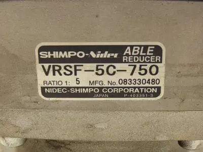 Shimpo-Nidec VRSF-5C-750 Able Planetary Reducer 5:1 Ratio Inline Servo Gearhead