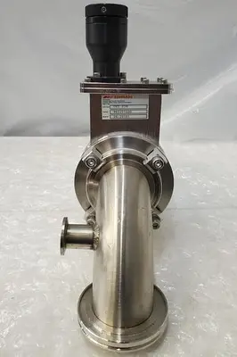 EDWARDS GVI 63M GATE VALVE WITH STAINLESS STEEL ADAPTER