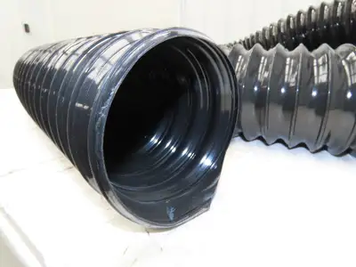 Flexaust 8501040025 Flx-Thane Urethane Hose 4" ID 25' Total Length Ducting Hose