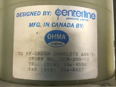 Used CENTERLINE CLR-600-10 Regulators | Ideal Machinery #660722