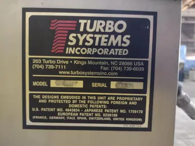 40" X 40" BETTER ENGINEERING MODEL #F4000-LXP ROTARY TABLE PARTS WASHER: YOBRO #24041