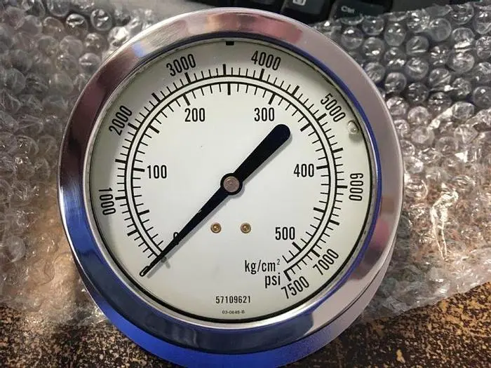 New | in-Stock ATLAS COPCO 7500 PSI. GAUGE - 57109621 Parts (Hydraulics and Pneumatics) Pennsylvania US | East West Machinery & Drilling #1415884