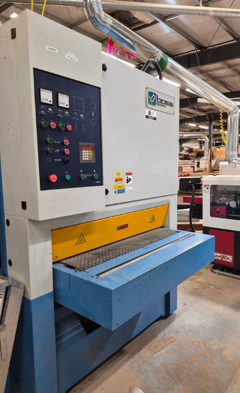 Used 2012 BOSS 2 HEAD WIDE BELT SANDER 43 INCH WIDE , 2 HEADS Wide Belt Sanders Ontario CA | Aldan Woodworking Machinery #1252734