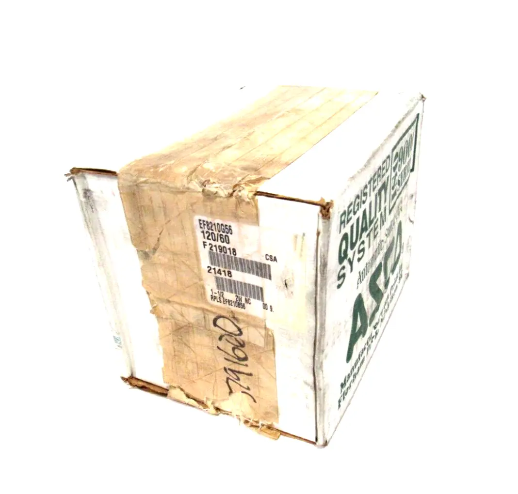 NEW SEALED ASCO EF8210G56 SOLENOID VALVE 120/60