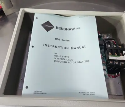 Used BENSHAW BENSHAW RS6-25-4-12 Starters South Carolina US | Palmetto Automation #1158044