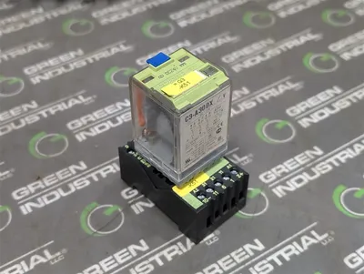 Lot of 14 Releco C3-A30DX 11-Pin Plug-In Relays with Bases Used
