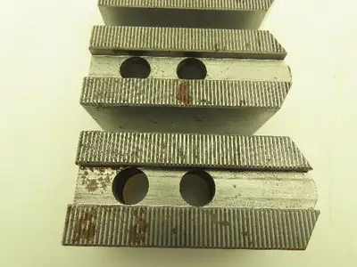 SMW Autoblock 12072121 Metric Serrated Soft Top Chuck Jaws 1.5x 60°   Lot of 3