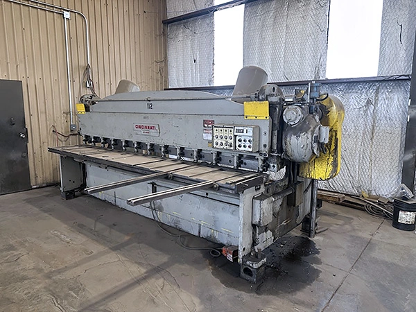 Used 1974 Cincinnati 18-12 Power Squaring Shears (Inch) Texas US | Machine Tool Bids #775712