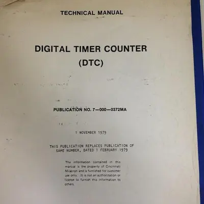 USED CINCINNATI MILACRON 7-000-0368AB