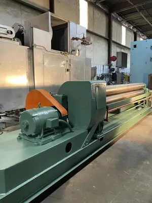 3/16" X 10' WEBB MODEL R3LR 8010 3-ROLL PLATE BENDING ROLL