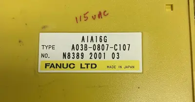 Used FANUC A03B-0807-C107 PLC Input & Output Ohio US | Surplus Asset Holdings #1234902