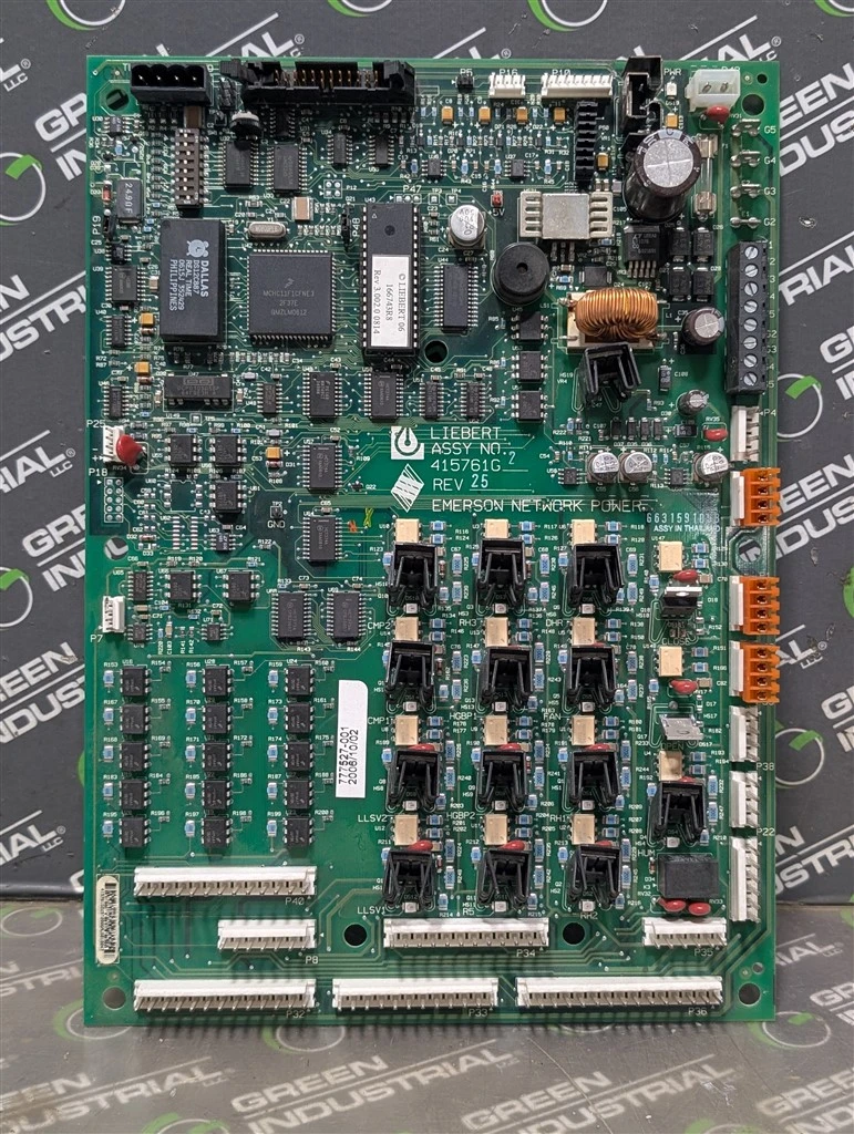 Liebert / Emerson 415761G2 Microprocessor Control Board Rev 25 415762R6 Used