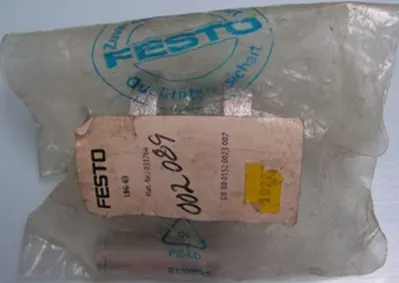 QTY. 1. FESTO BRACKET LBG-63, MAT. NO: 031764, NO:...